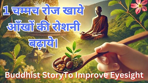 1 चम्मच रोज खाये आँखो की रोशनी बढ़ ये। Buddhist StoryTo Improve Eyesight