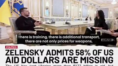UKRAINE: What if 58% of the U.S. taxpayer dollars sent to Zelensky never even reached Ukraine?