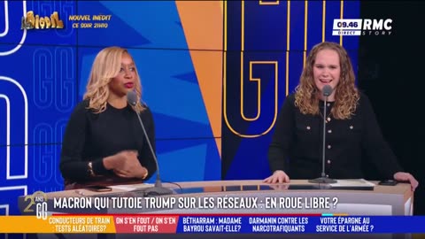 Emmanuel Macron qui tutoie Donald Trump sur les réseaux
