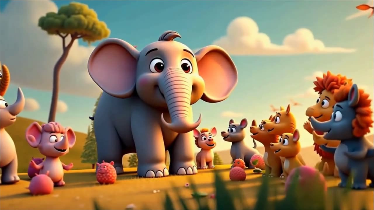 Hathi Raja Kahan Chale | Nursery Rhyme | हाथी राजा कहाँ चले | FunForKidsTV - Hindi