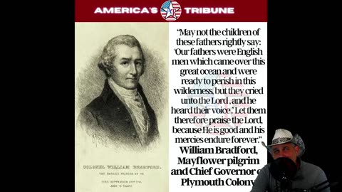 America's Tribune - Founding Fathers Christian Nationalist Series: William Bradford