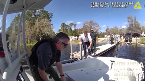 Boat rescue in Florida