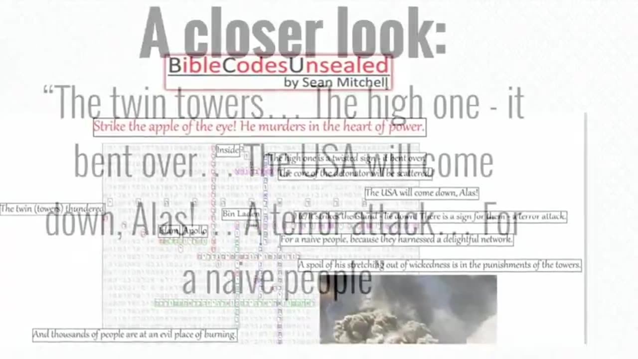 Bible confirms: 9/11 was a False Flag