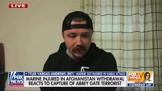 Marine injured in Afghanistan withdrawal reacts to capture of Abby Gate terrorist