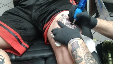 Getting Nordic/Viking Tattoo by Robert Erfourth