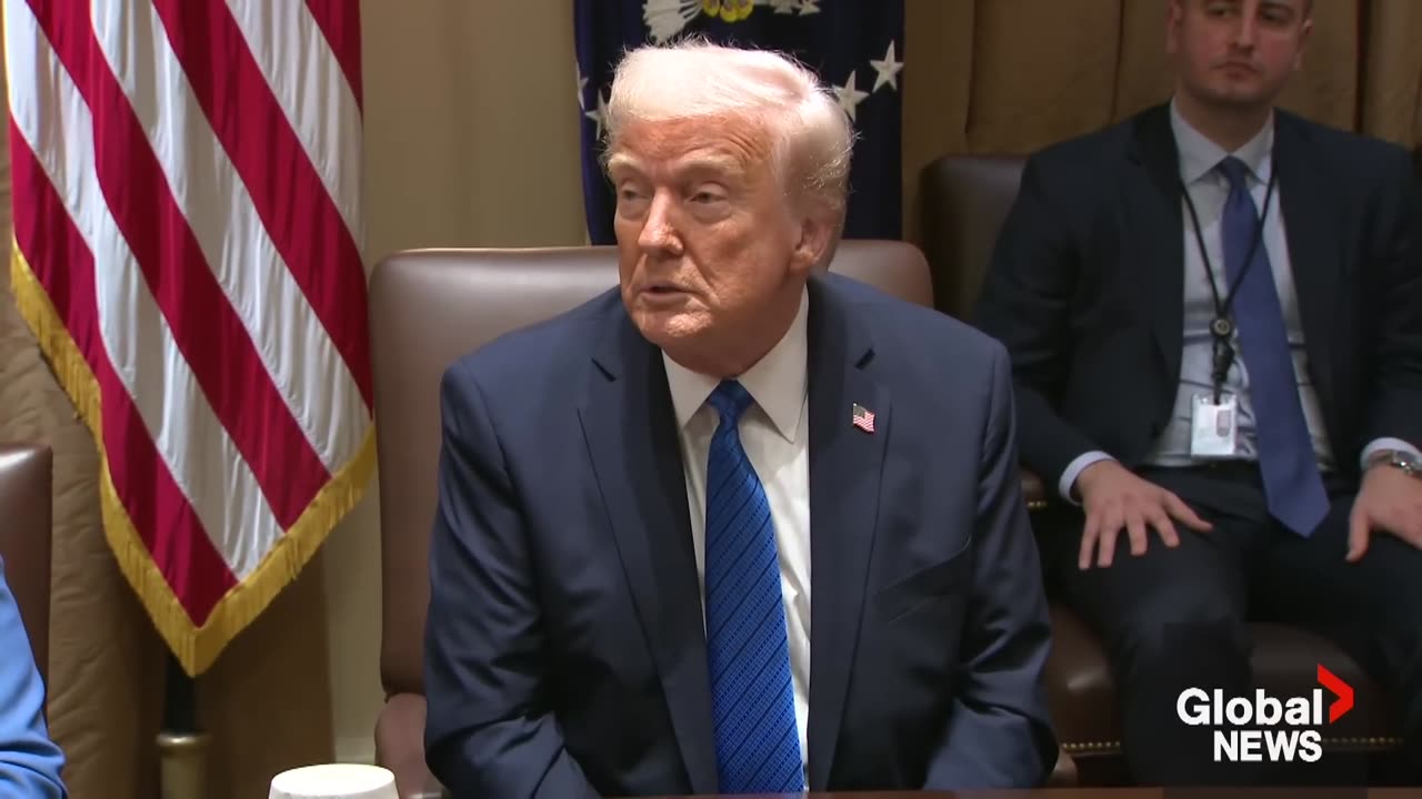 Should ‘Signal’ have been used in ＂war plans＂ group chat？ Trump says he’s looking into it