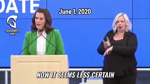 Just Posting Another Video of Governor Whitmer Dodging Questions About Nursing Home Deaths