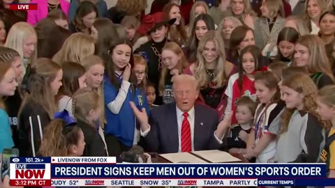 Trump signs an executive order to keep men out of women's sports