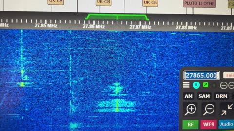 27.885 Alert Tones Voice Message + Paging Signals [] G8JNJ SDR - 4 March