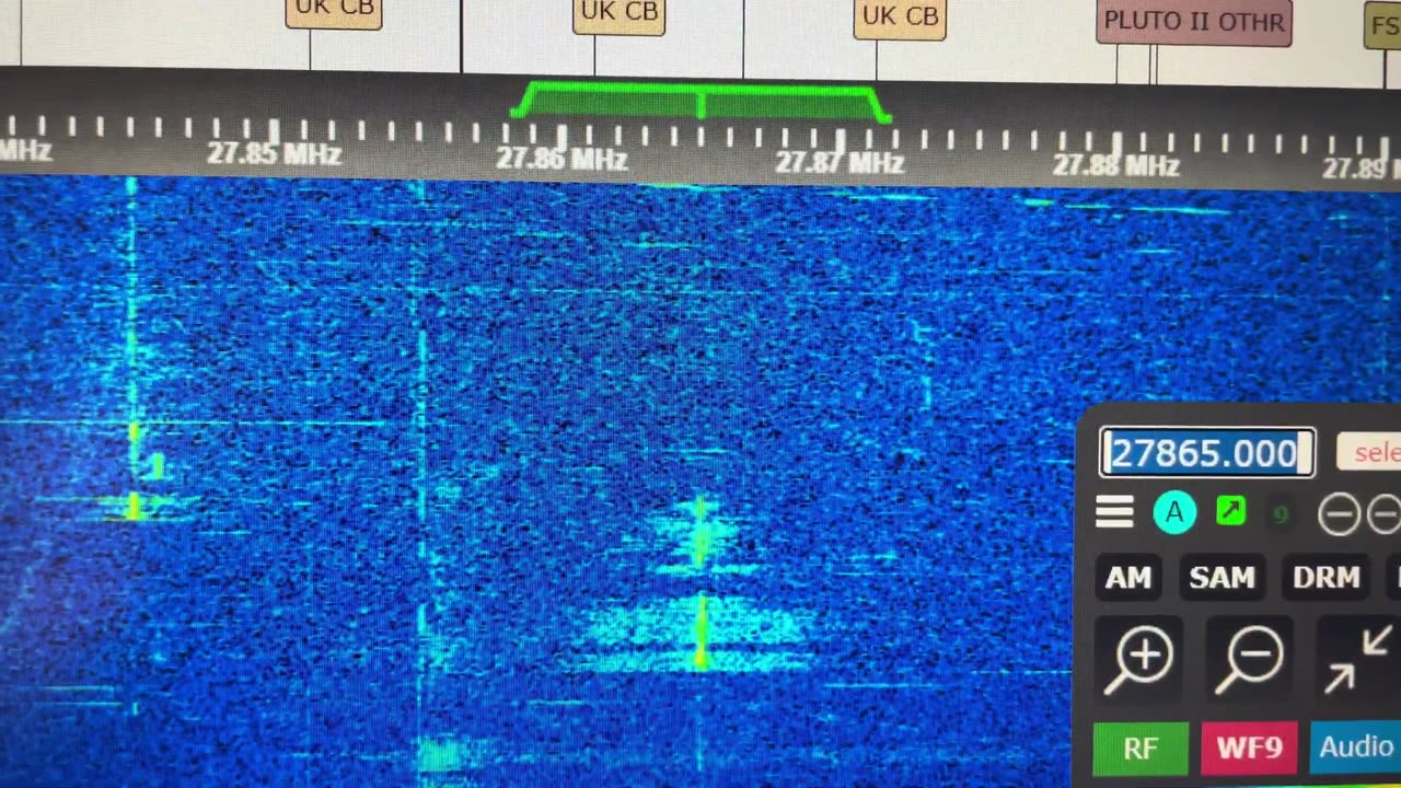 27.885 Alert Tones Voice Message + Paging Signals [] G8JNJ SDR - 4 March