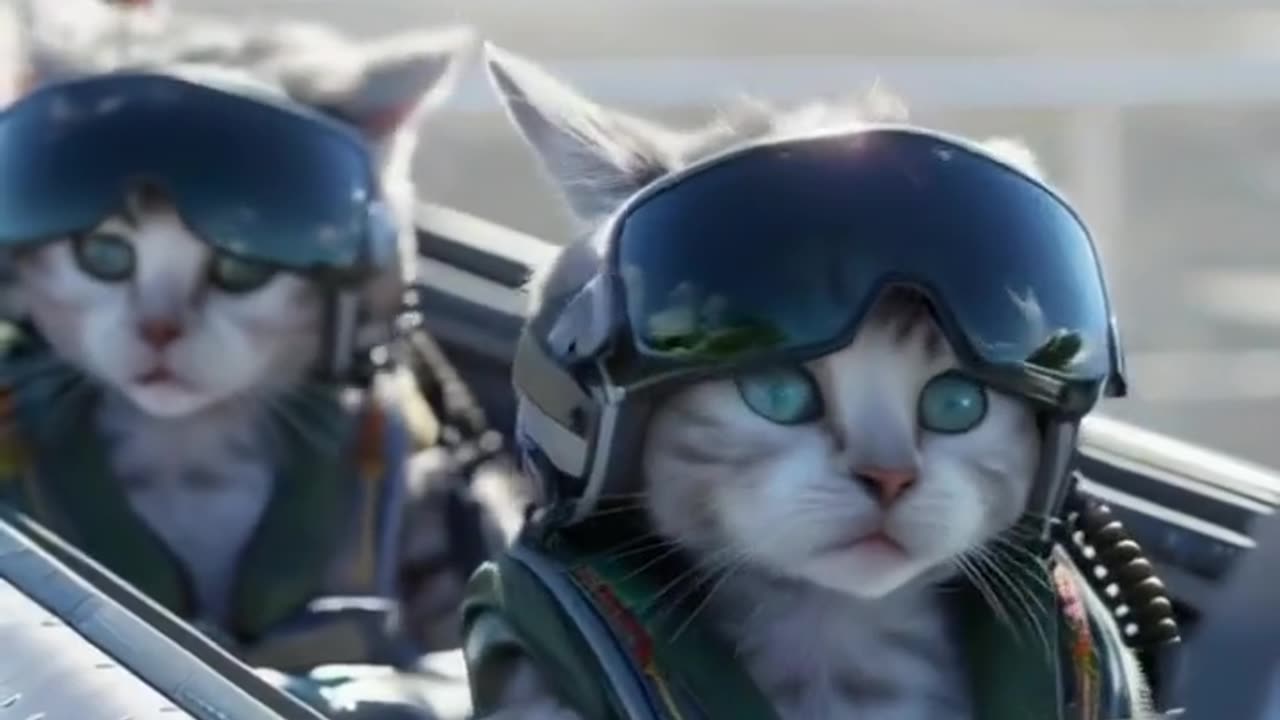 #Cat Air force flying the aircraft