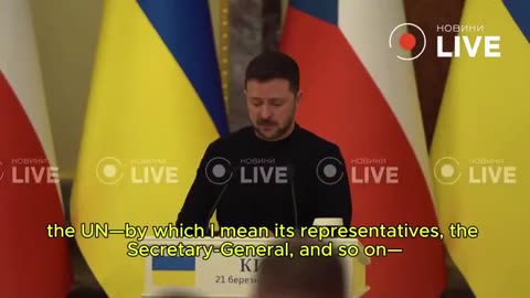 Again- Ukraine will be never know peace again as long as Sniffy the Clown is their leader.