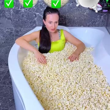 From Small To Really Giant Pop Corn #katebrush #funny #shorts