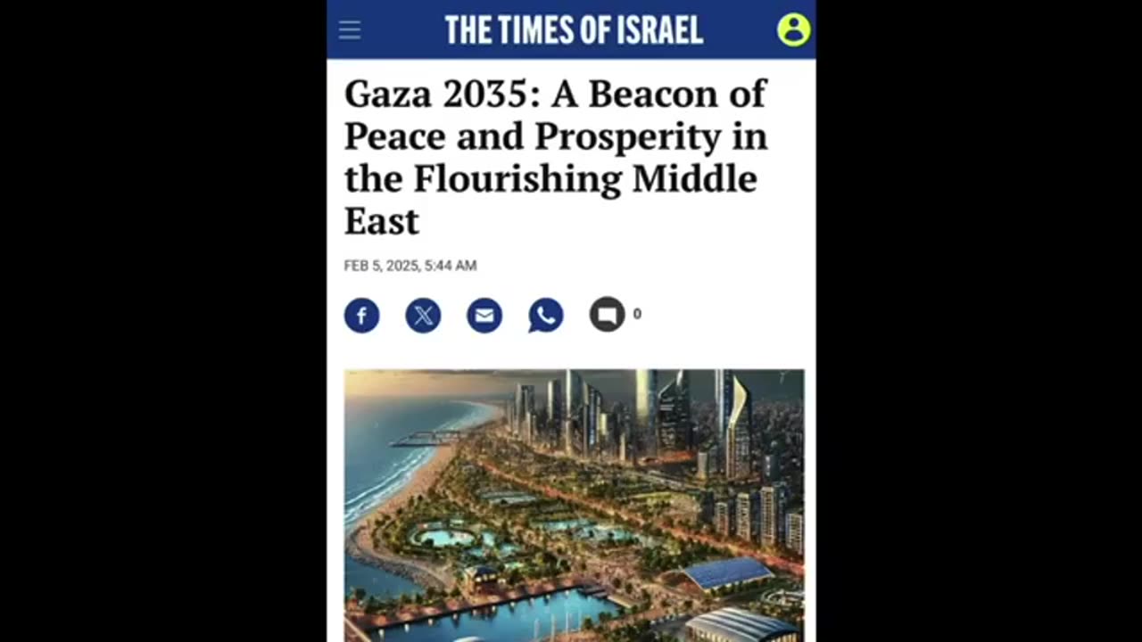 WARNING! Trump Confirms That the New Gaza Strip Will Be the First FREEDOM CITY Prototype PRISON!