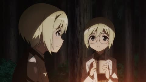 Strike Witches: Road to Berlin - Minna, Trude, Ursula, and Erica heading out