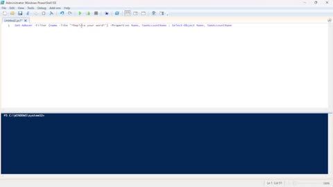 Filter Active Directory Users by Keyword Using PowerShell