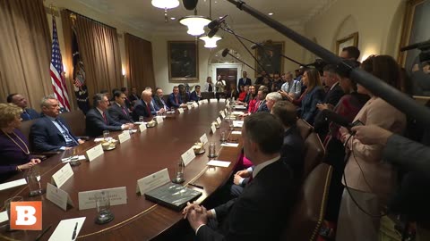 MOMENTS AGO: President Trump Holds First Cabinet Meeting...