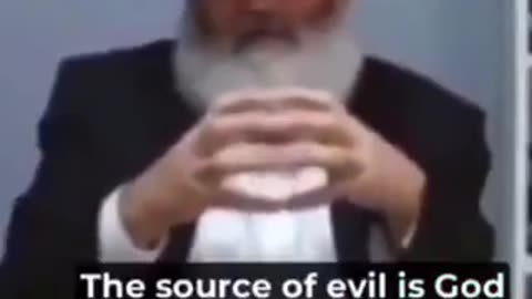 Rabbi Says God Is Evil And Jews God Is Satan Understood