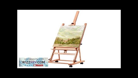 VEVOR Studio H-Frame Easel Holds Canvas Art up to 48" Beechwood Artists Review