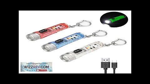 Mini Keychain Flashlight LED Rechargeable Torch Portable Magnetic USB Charging Flashlight Review