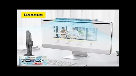 Baseus Bladeless Monitor Fan Screen Clip on USB Fan for Space Saving Review