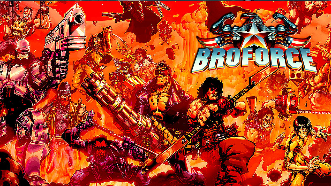 Broforce - Longplay [LiveStream]