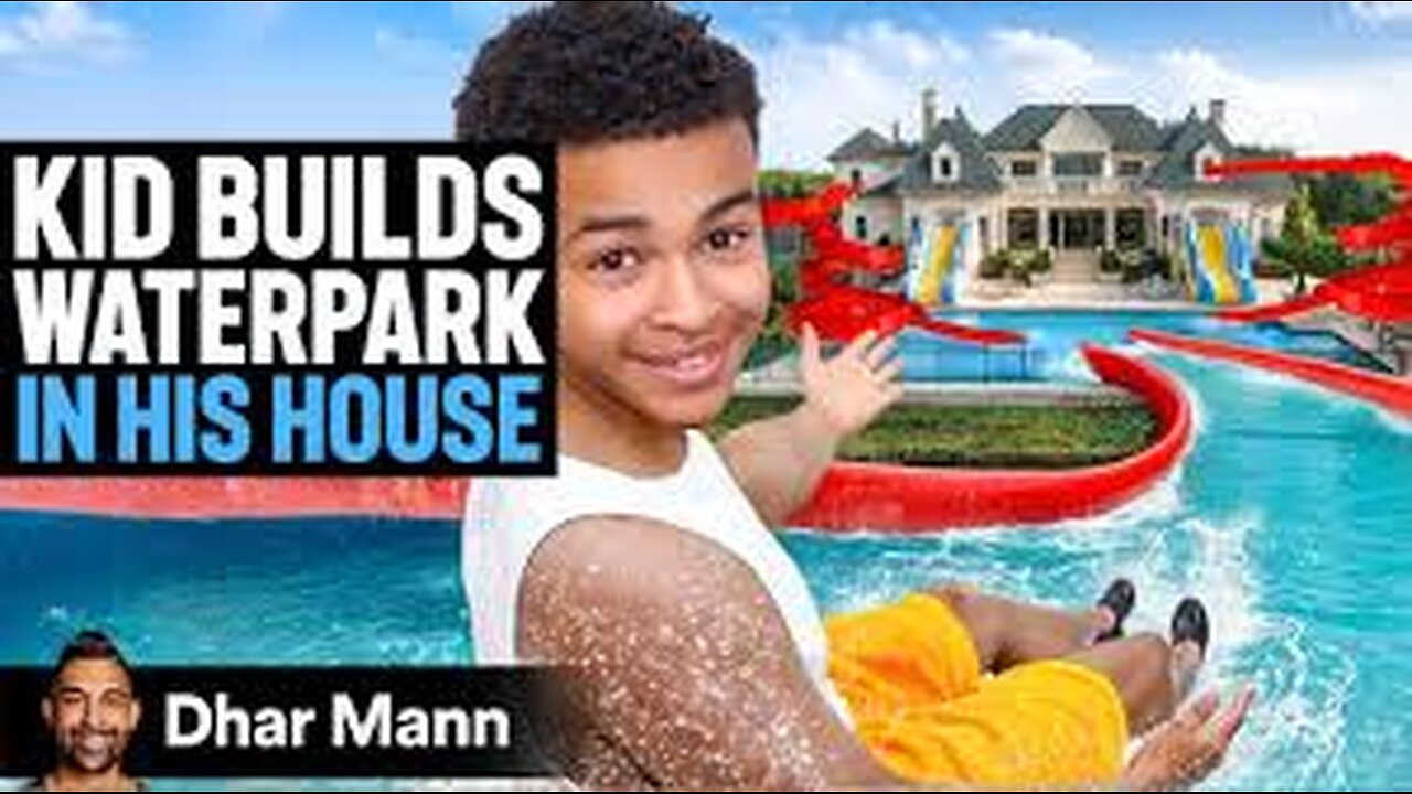 KID BUILD WATERPARK IN HIS HOME / DHARR MAN STUDIO