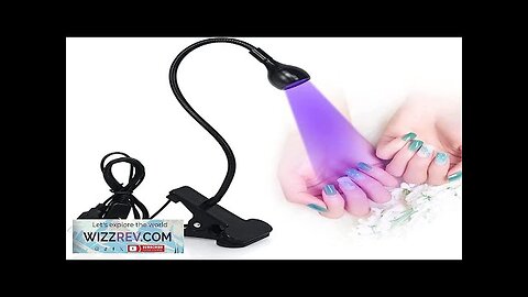 Mini UV Lamp for Gel Nails LED Curing Lamp with Flexible Gooseneck Review