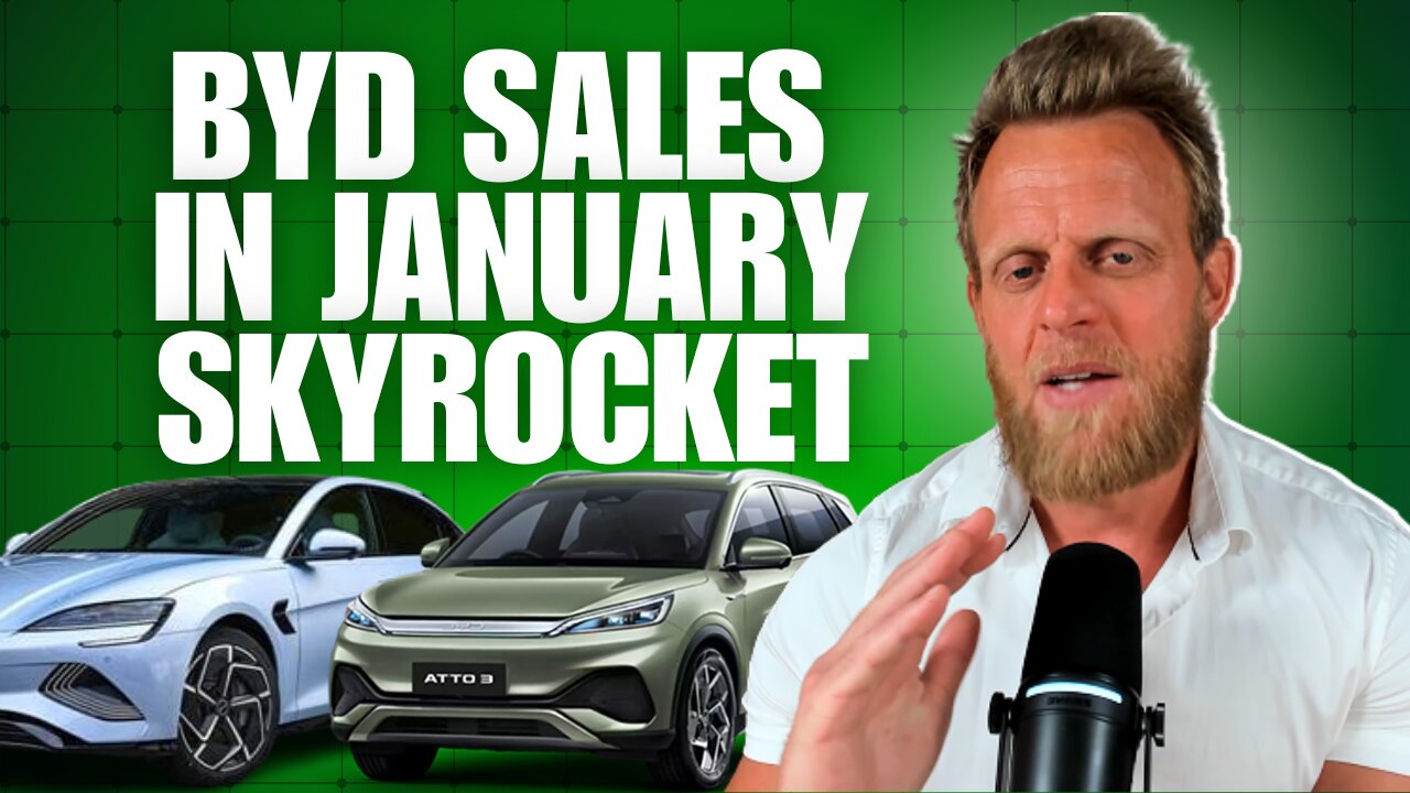 BYD exports skyrocket to new record as January global sales grow 50%