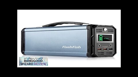 USA Direct Flashfish G300 300W Solar Generator 222Wh Portable Power Station 60000mAh Review