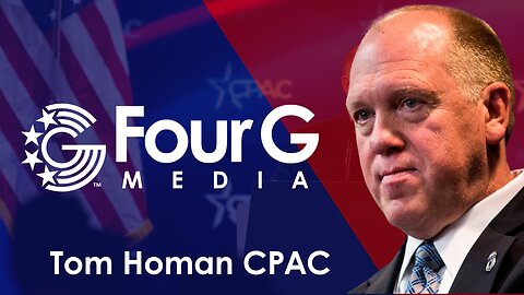 Border Czar Tom Homan at CPAC 2025 in D.C.