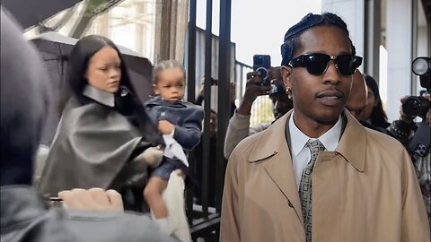 Rihanna Supports A$AP Rocky at Trial Closing Arguments with Sons RZA and Riot