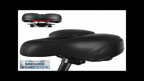 Comfort Bike Saddle Reflective Shockproof Breathable MTB Bicycle Seat Spring Bike Cushion Review