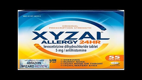 Xyzal Allergy Pills 24-Hour Allergy Relief 55-Count Original Prescription Strength Review