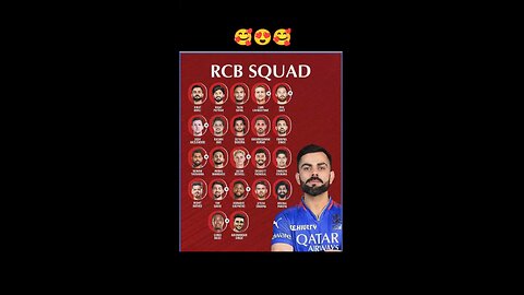 rcb squad full