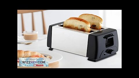 Stainless Steel Electric Toaster Breakfast Making Machine Cooking Kitchen Appliances Review