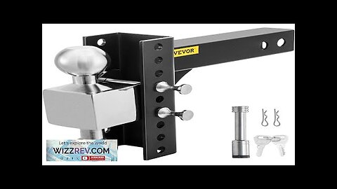 VEVOR Adjustable Trailer Hitch 6" Rise & Drop Hitch Ball Mount 2" Review