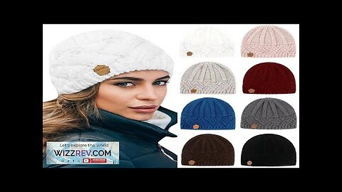 2021 Winter Women's Knitted Hat Warm Hat Windproof Hat Woolen Hat Outdoor Review