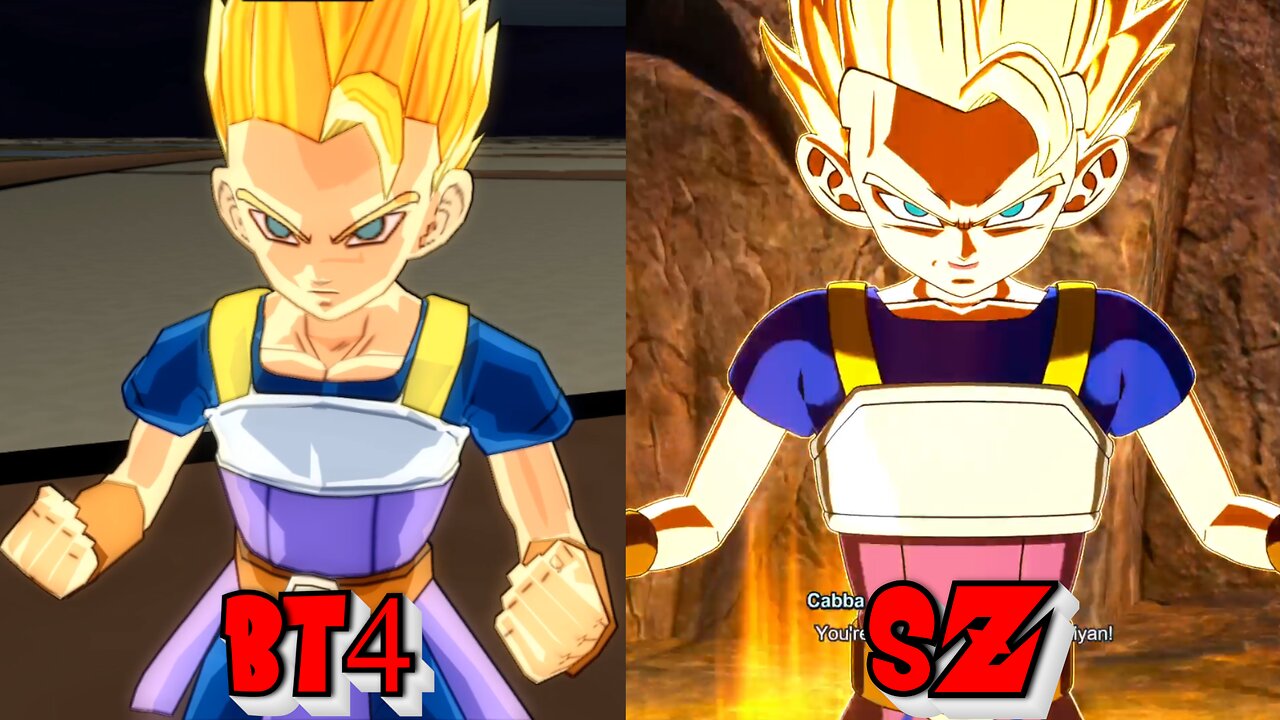Cabba - Dragon Ball Sparking Zero VS Budokai Tenkaichi 4