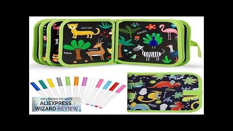 Erasable Doodle Book Reusable Drawing Board With Magic Pens Painting Toys Review