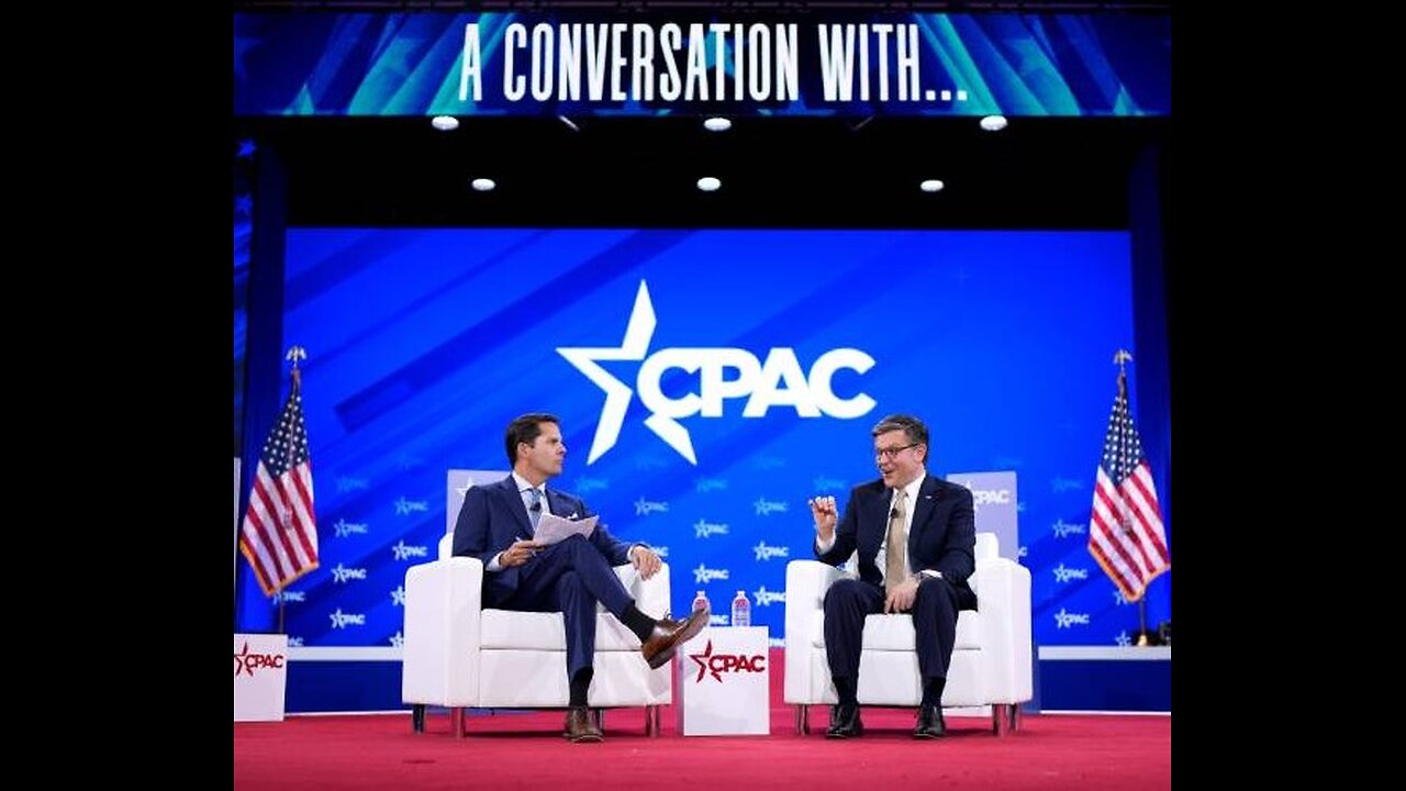 Speaker Johnson at CPAC No Appetite for More Funds to Ukraine