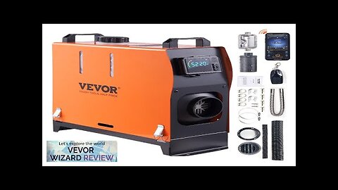 VEVOR Diesel Air Heater All-in-one 12V 5KW Bluetooth App LCD for Car Review