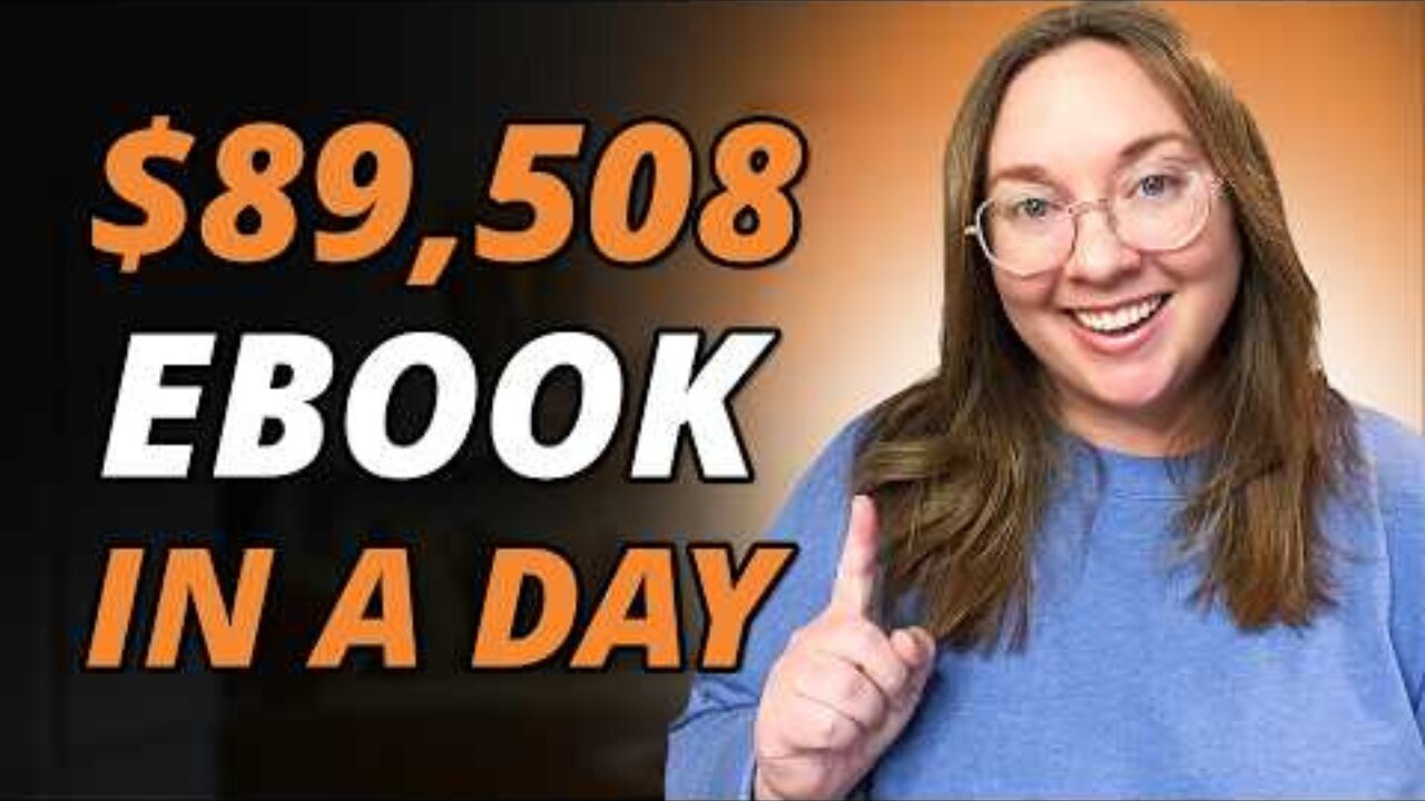 How to SELL Digital Ebook Online in 24hrs ($7,459/mo)