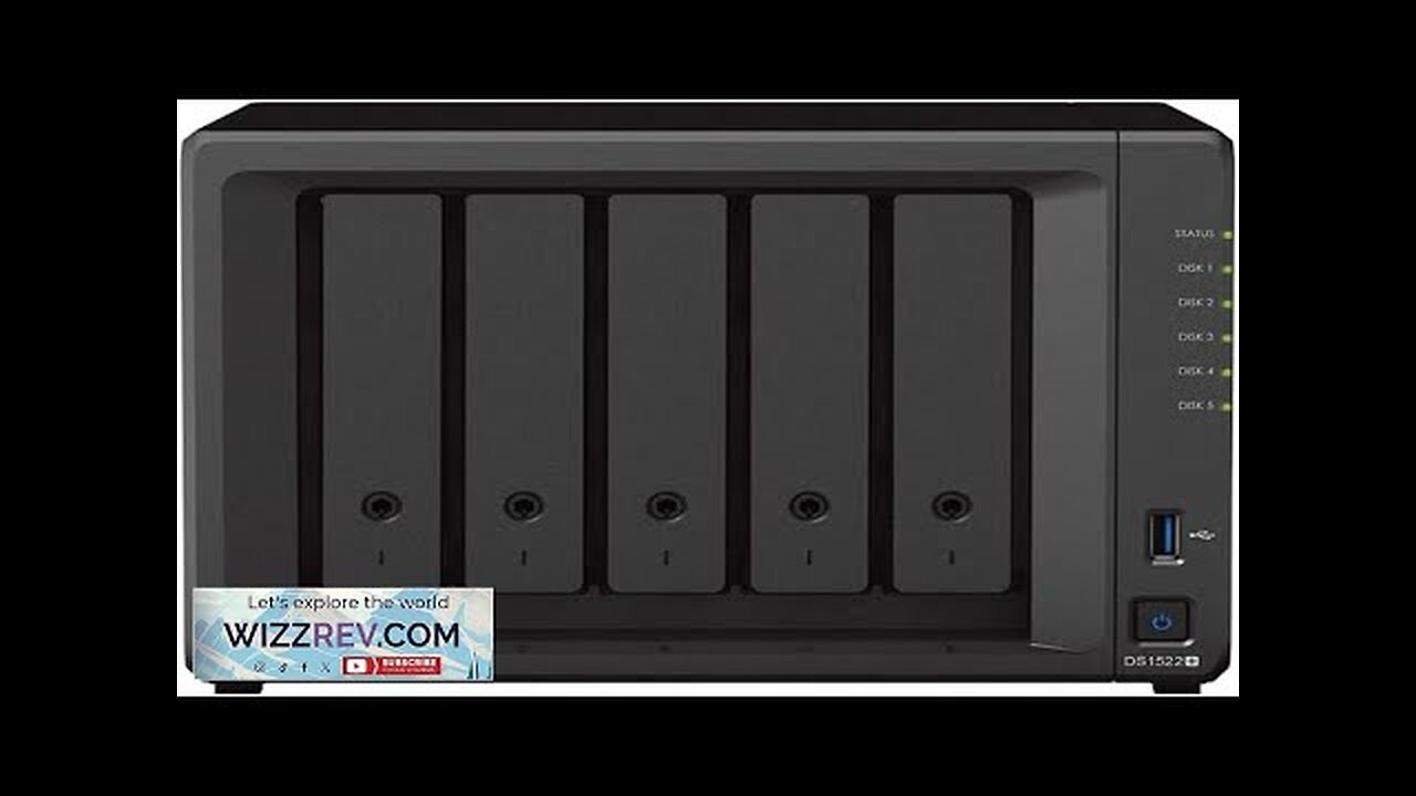 Synology DS1522+ 5-Bay DiskStation NAS (AMD Ryzen R1600 8GB Ram 4xRJ-45 1GbE Review