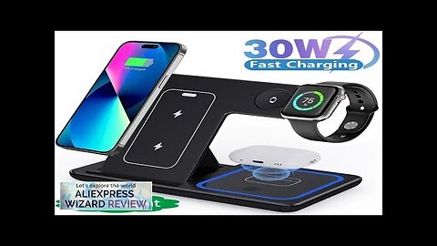 30W Magnetic Wireless Charger Stand for iPhone 15 14 13 12 Pro Review