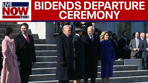 WATCH: Trump watches Bidens depart Capitol after inauguration | Time To Invest