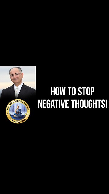 How To Stop Negative Thoughts. Q & A Live Talk Series # 66