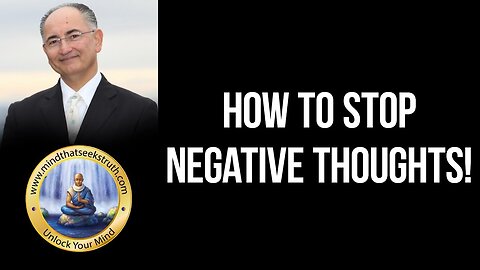 How To Stop Negative Thoughts. Q & A Live Talk Series # 66