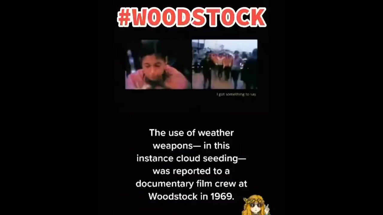 At Woodstock, 1969 they were awake.