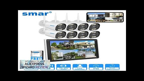 Smar 5MP/3MP Wifi Camera Kit Ai Face Detect Full Color Vision IP Review